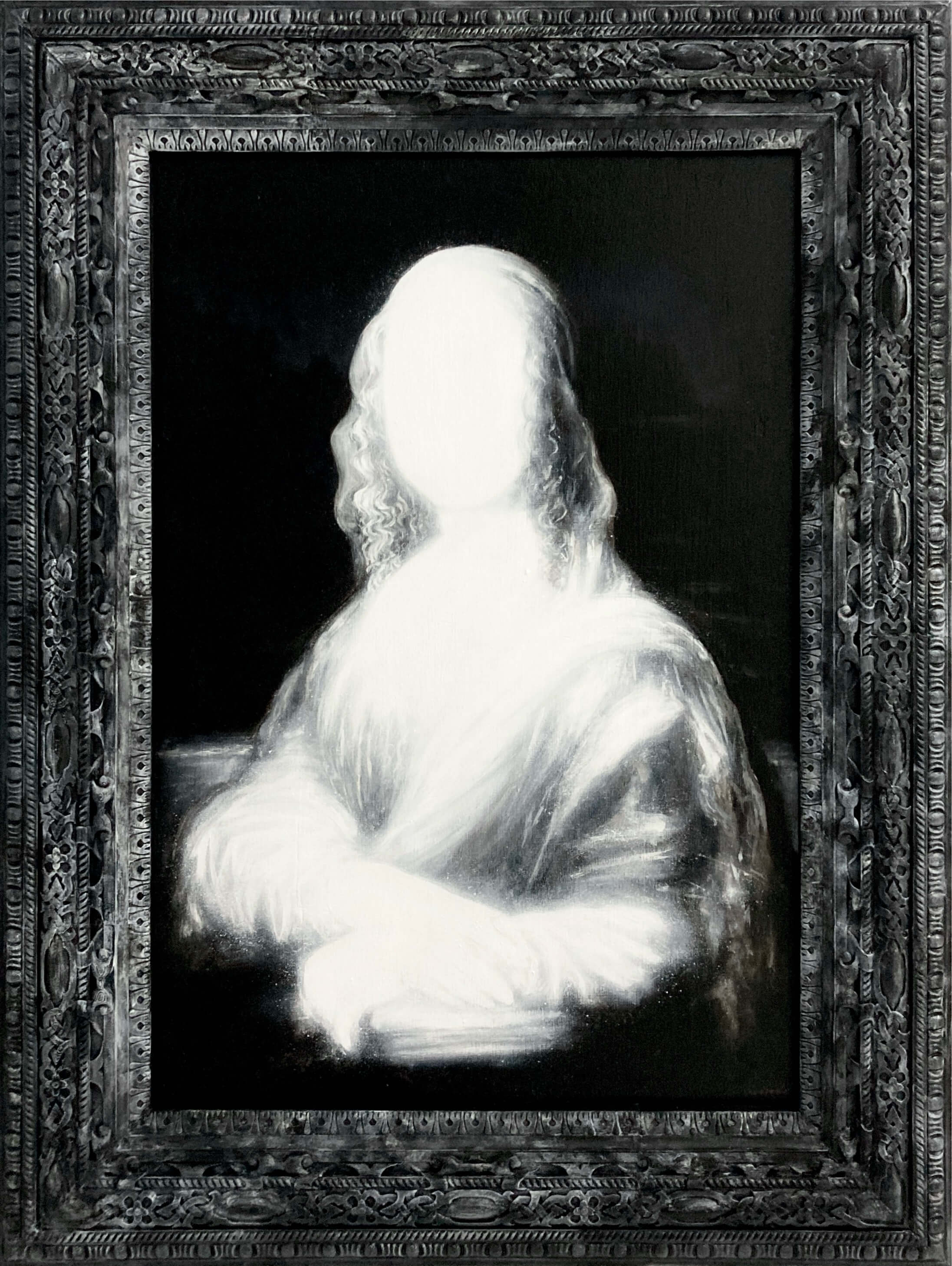 Revaleka Cannon Appropriations Mona Lisa (Revaleka's Copy VERSO)